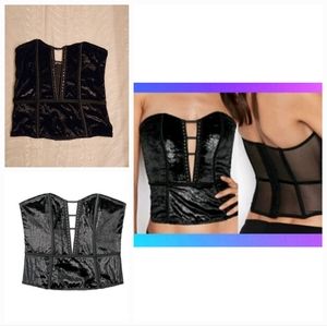 Victoria's Secret XS Shine Velvet Bustier